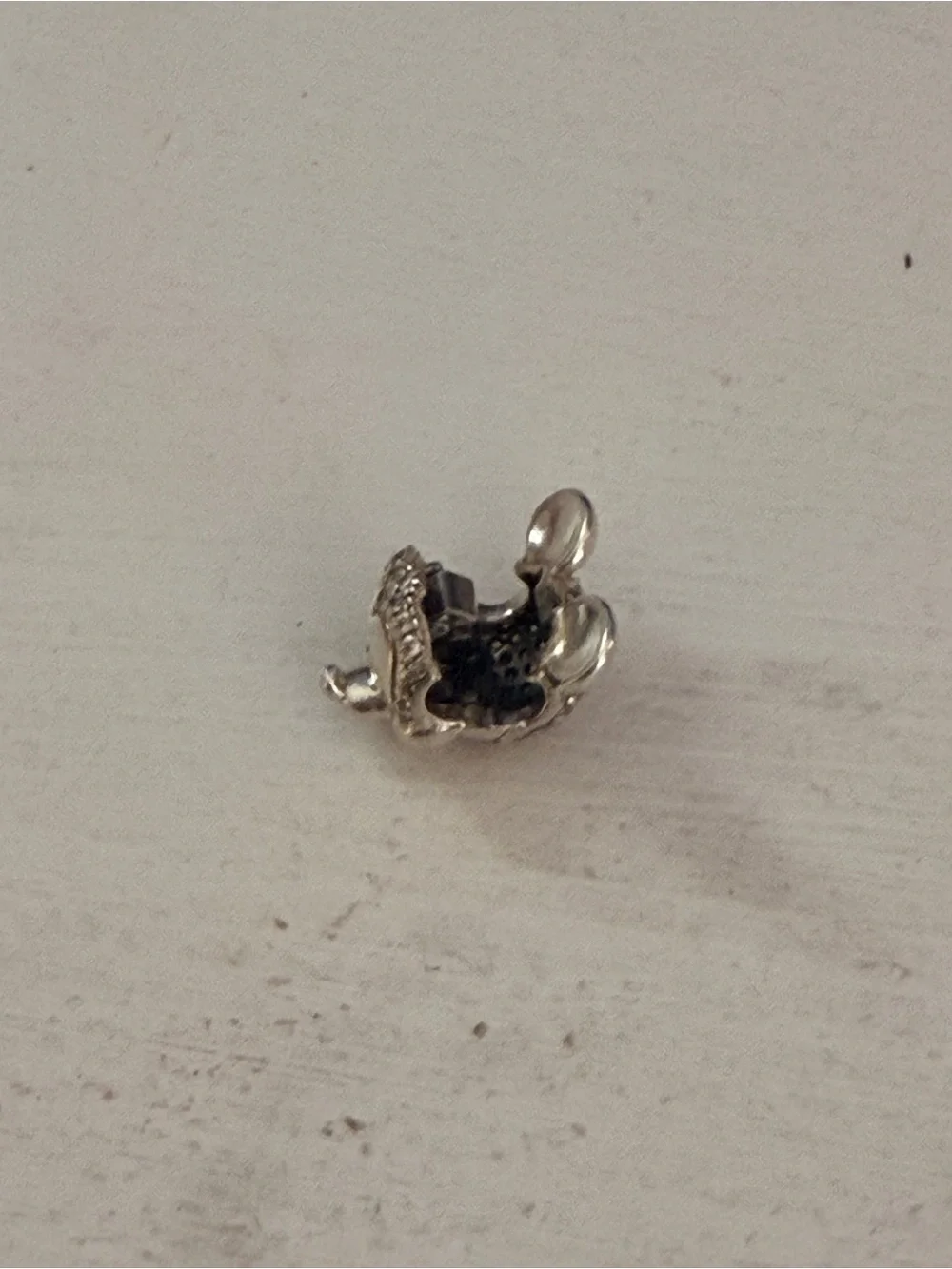 Pandora Sterling Silver Mickey pave Charm
